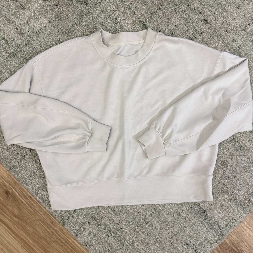 Lululemon Softstreme Perfectly Oversized Cropped Crew
